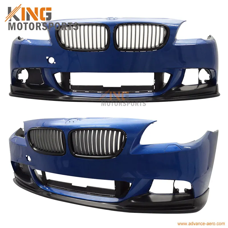 Подходит для 11 12 13 14 15 BMW F10 5 серий 3D стиль передний бампер губы MTEC PU Global Бесплатная