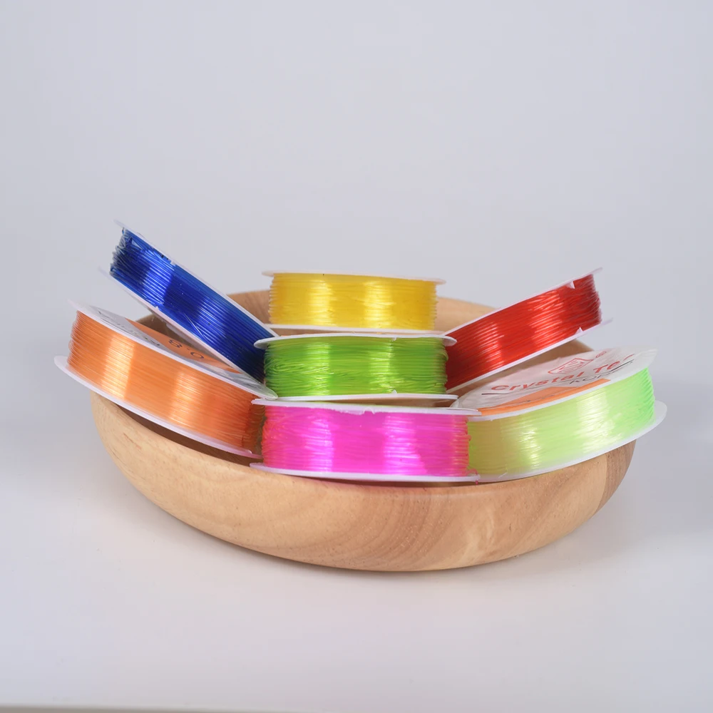Красочный Эластичный Шнур для ювелирных изделий шнур бусин прочная эластичная