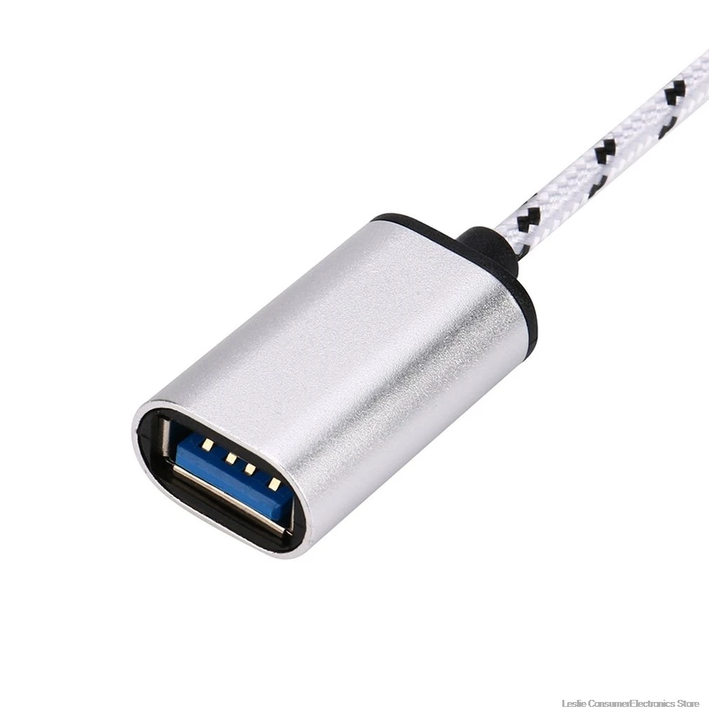 18 см Type-C OTG адаптер кабель USB 3 1 Type C папа к 0 A мама для передачи данных NK-Shopping |