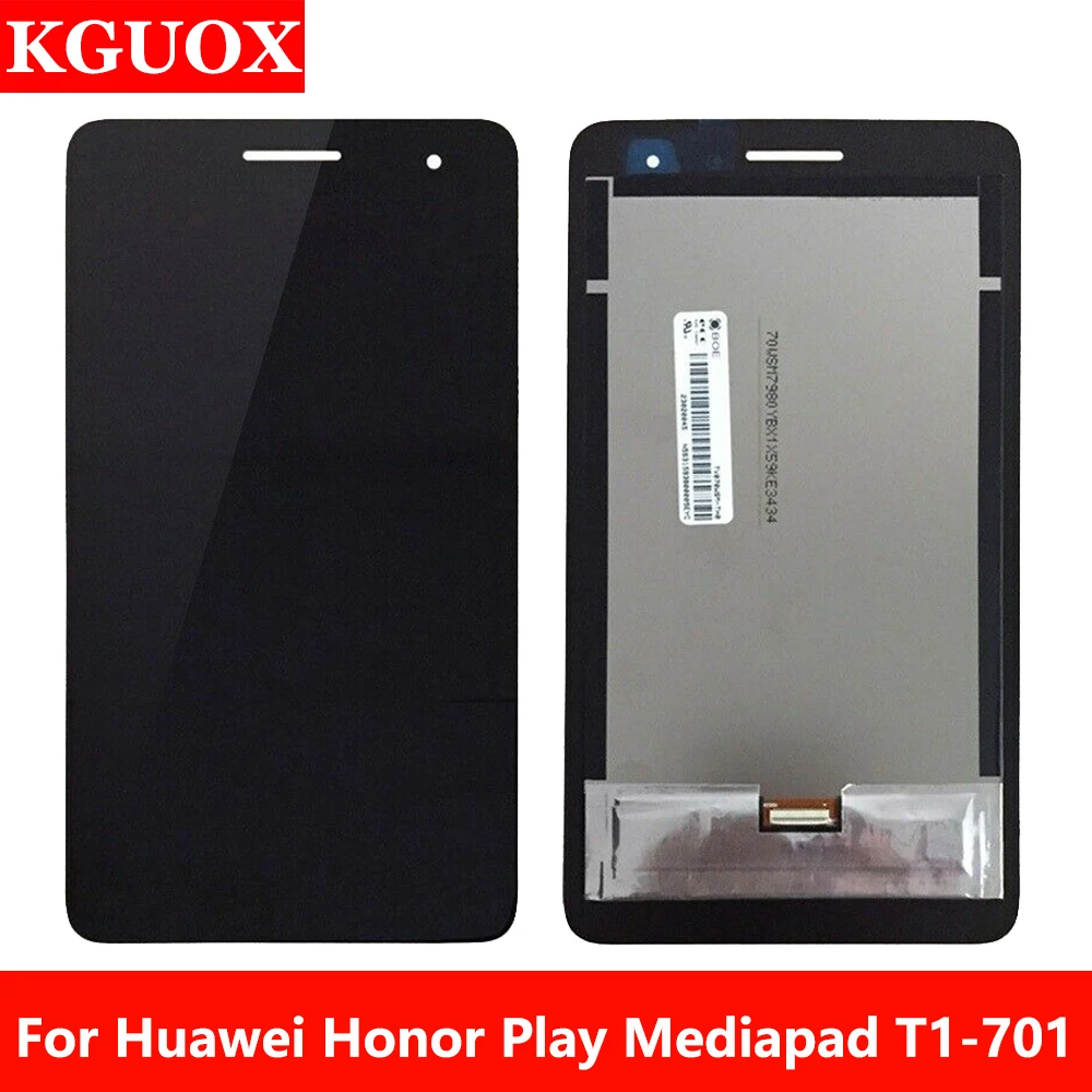 7 &quotЖК дисплей для Huawei Honor Play Mediapad T1 701 701U 701W ЖК с сенсорной панелью