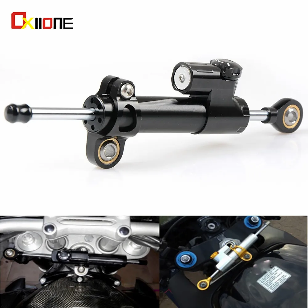

Универсальный Регулируемый стабилизатор рулевого демпфера для мотоциклов Kawasaki Z750 Z800 Z1000 ER6N Yamaha R3 BMW S1000RR S1000XR R1200