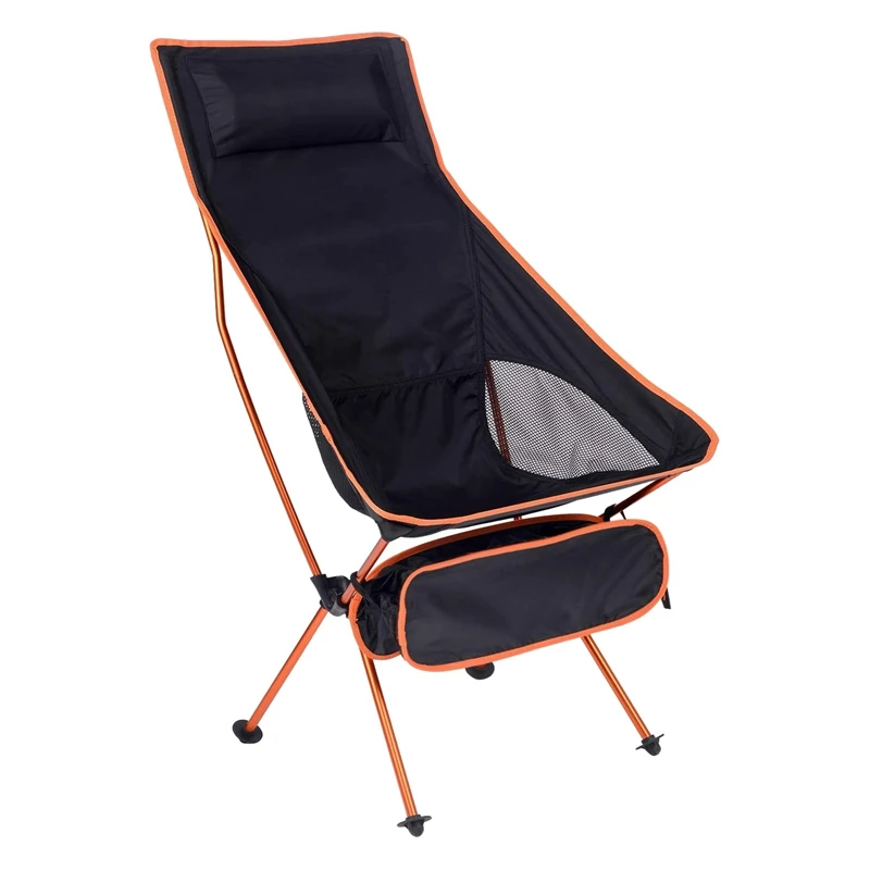 Koop Camping Stoel Lichtgewicht Compact Folding Hoge Rug Met Hoofdsteun Voor Camp Travel Picknick Festival Wandelen Backpacken