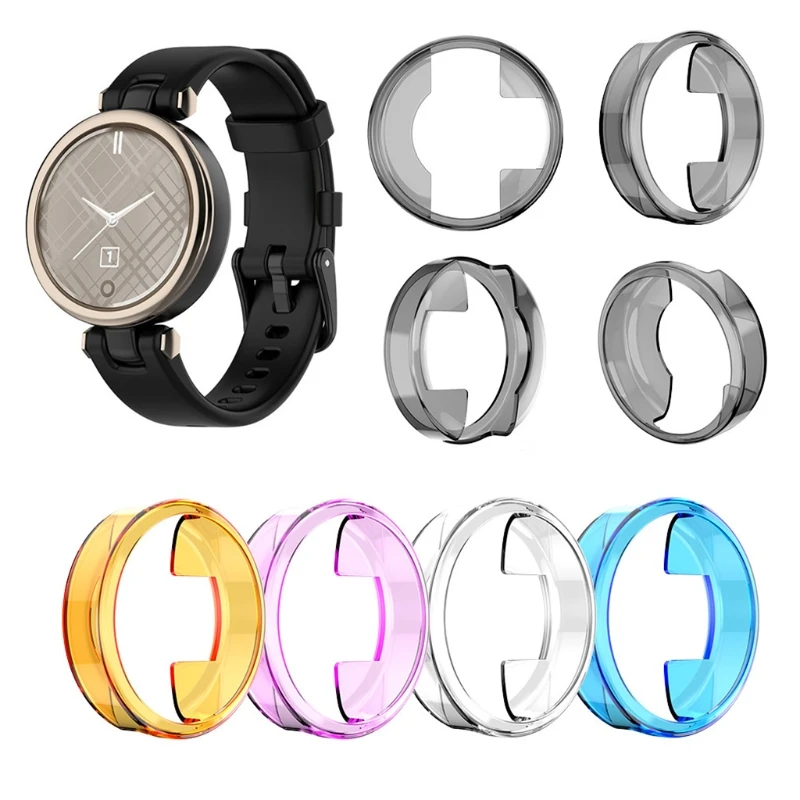 

Compatible with Garmin-Lily Smartwatch Protective Cover Lightweight Anti-scratch Shockproof Shell Durable Flexible Case