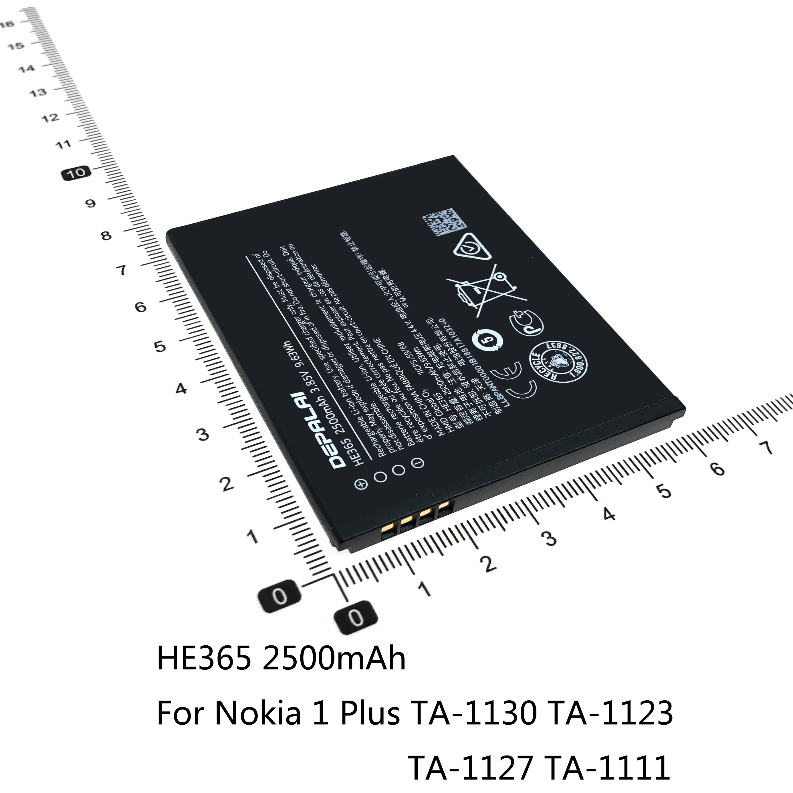 Аккумулятор для телефона HQ510 HE365 Nokia 1Plus 2 C1 C2 C3 S5420AP V3760T WT130 SP330 SP210 BL29Ci TA-1130 TA-1123 TA-1335 -