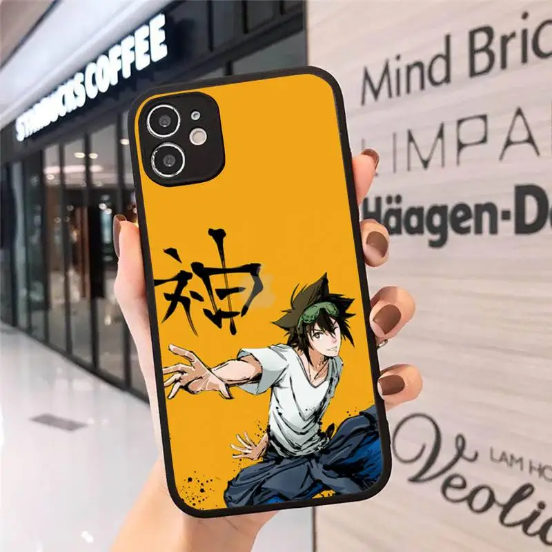 

The God of High School anime Phone Case matte transparent For iphone 7 8 11 12 plus mini x xs xr pro max cover