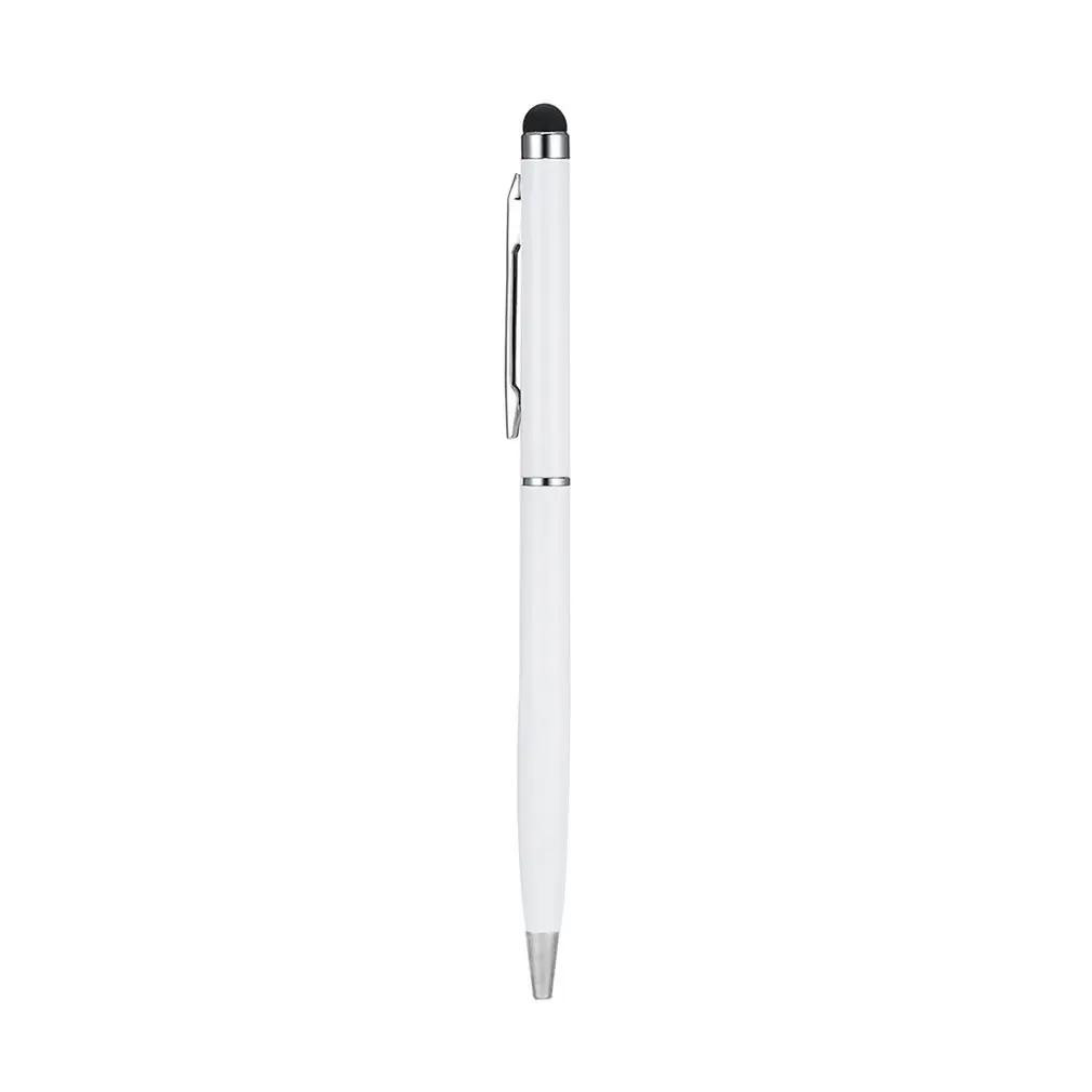 

2 In 1 Universal Stainless Steel Capacitive Crystal Touch Screen Stylus & Ball Point Pen For Tablet PC Phone