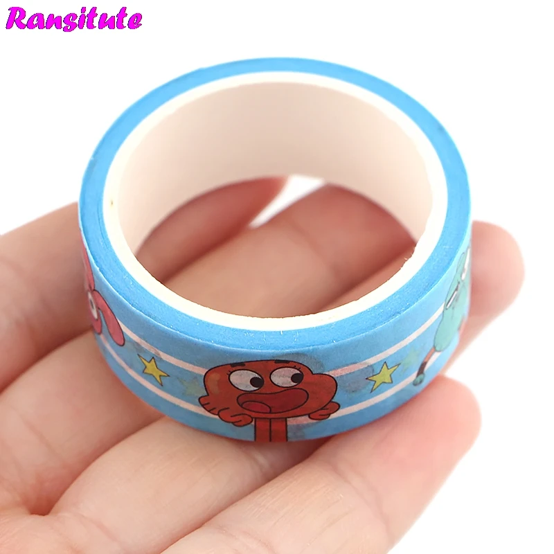 Милая мультяшная клейкая лента ranlocte R709 с рисунком из мультфильма наклейка