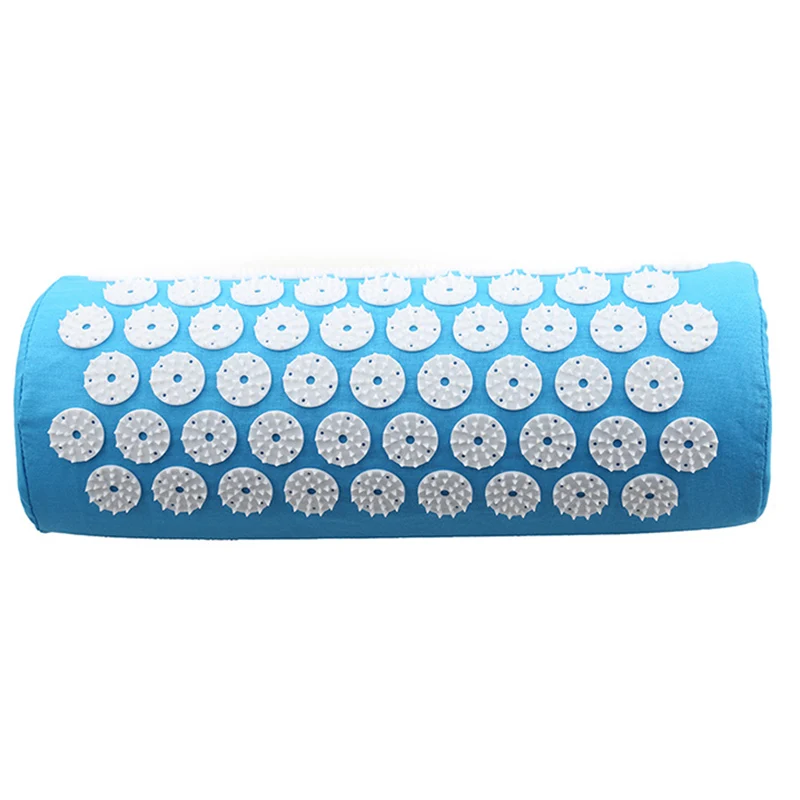 Подушка для акупрессуры головы шеи спины и ног Массажная подушка йоги с шипами