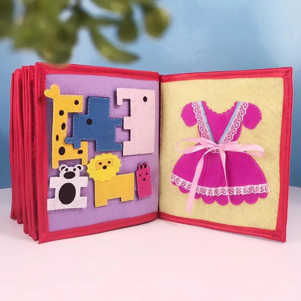 Kid's Cloth Book Non-Woven Picture Manual Three-Dimensional For Early Education Cognitive Development | Игрушки и хобби