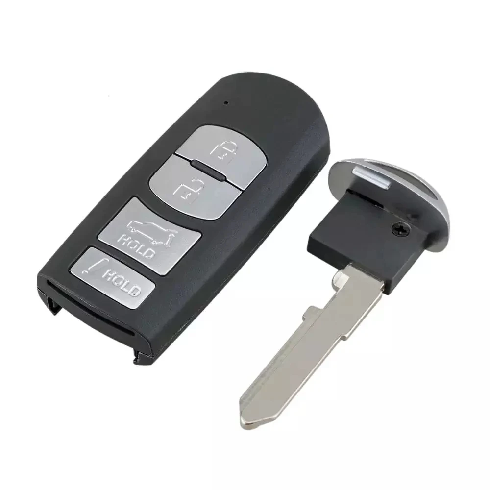 4 Button Keyless-Go Smart Remote Key SUV FSK 315Mhz PCF7953P / HITAG PRO 49 Chip for Mazda CX-5 CX-9 WAZSKE13D01/ WAZSKE13D02 | Автомобили