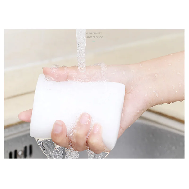 100 шт./лот меламиновая губка волшебная ластик очищающее средство для кухни ванной