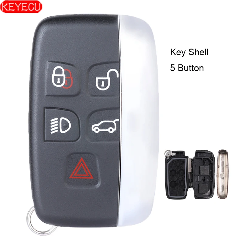 Умный пульт дистанционного управления KEYECU 2 шт./лот корпус брелока с 5 кнопками