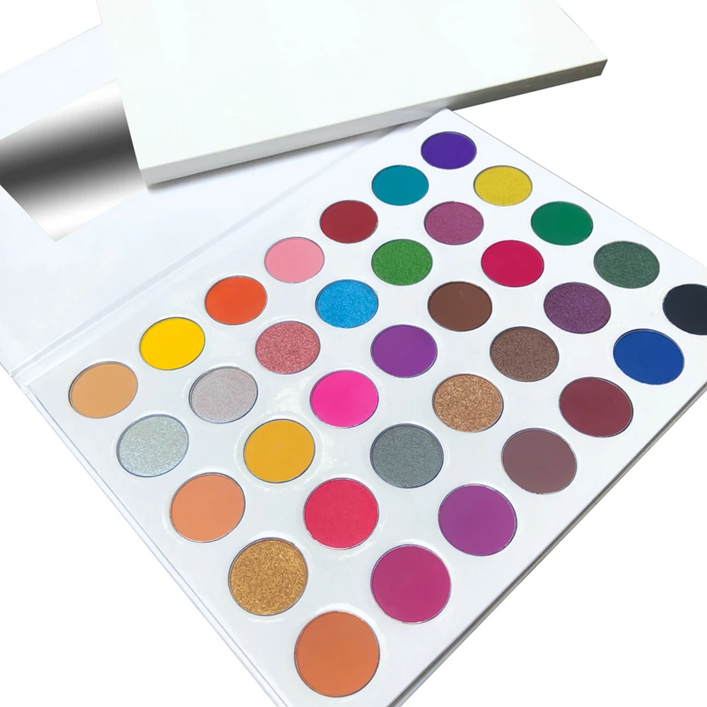 Palette Pearly Matte Eyeshadow  Glitter Pearl Sequins Matte Private Label  Makeup  Beauty Glazed
