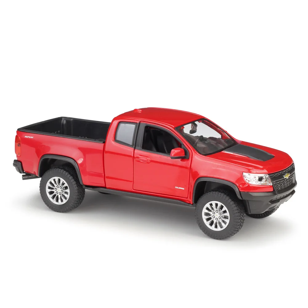 

Maisto 1:27 Chevrolet Colorado ZR2 Палочки-метала роскошный элегантный стиль Diecast Отступить модели автомобилей игрушки коллекция подарок на Рождество