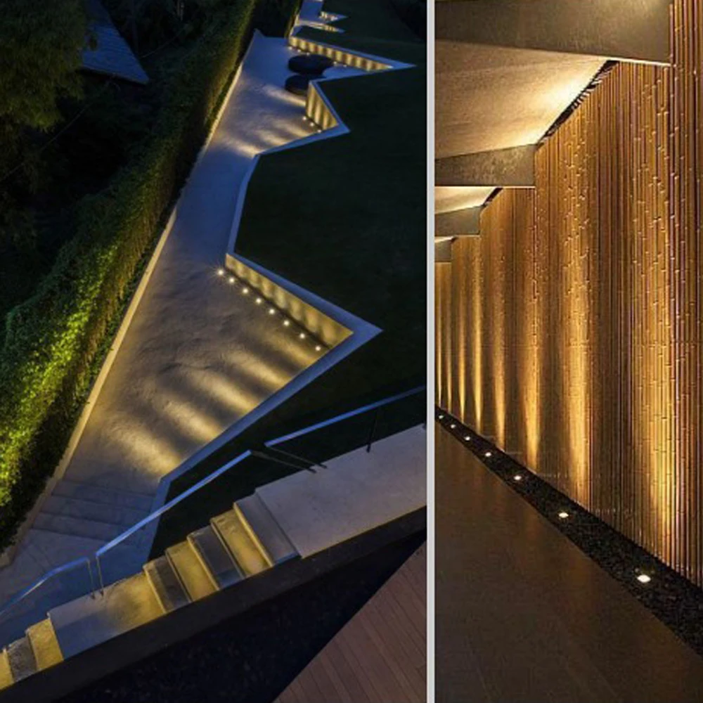 

LED Underground Spot Light 1W Waterproof Floor Lamp for Outdoor Ground Landscape Garden Square Path Buried Yard Stair 12V-24V