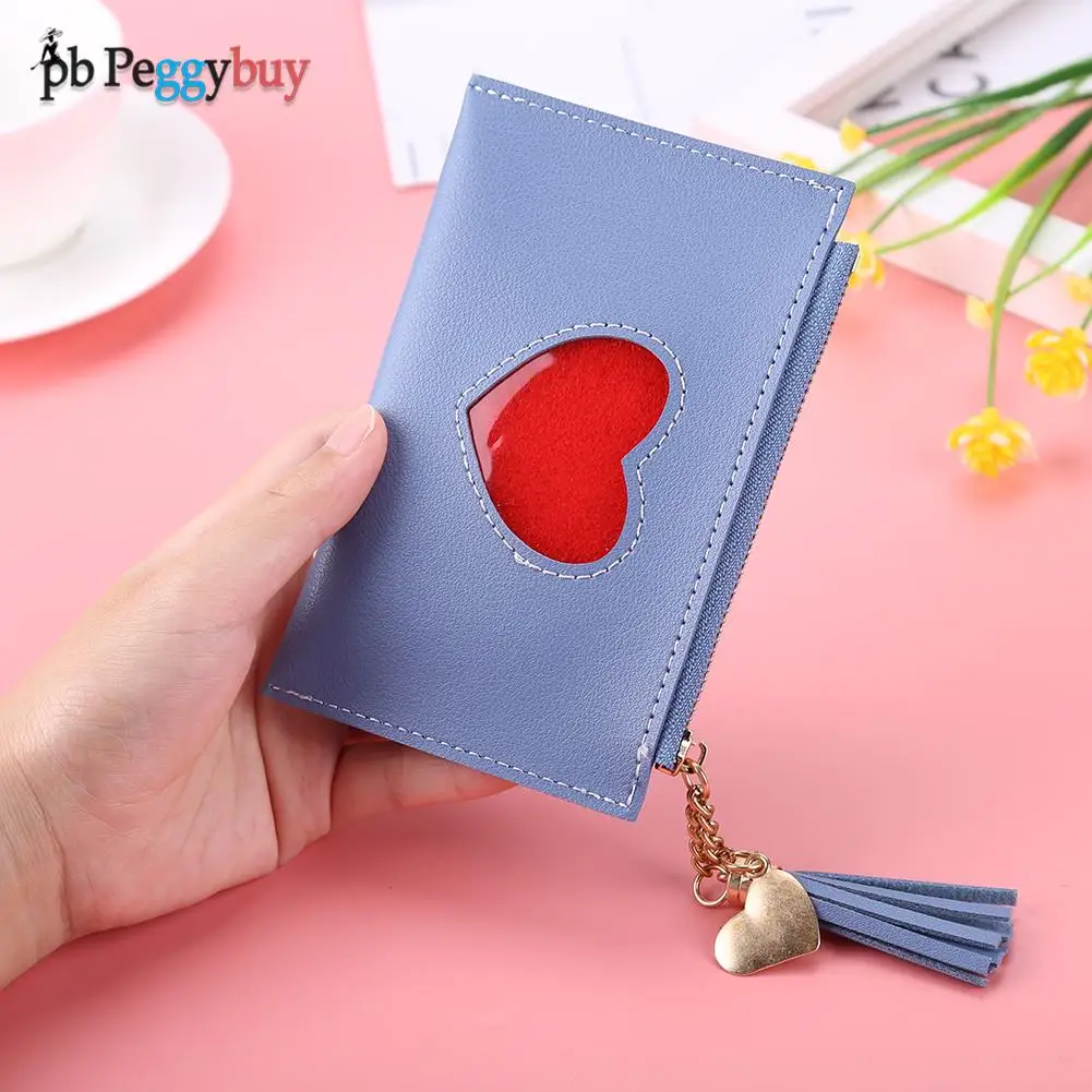 Модный женский кошелек из искусственной кожи многослойный держатель для карт