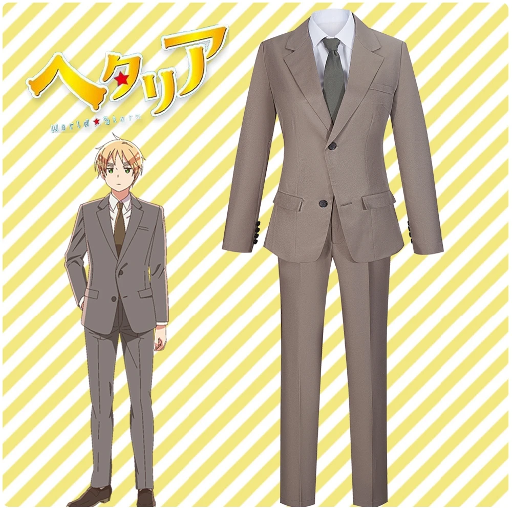 Костюм Hetalia World Stars для мужчин и женщин официальный Повседневный приталенный