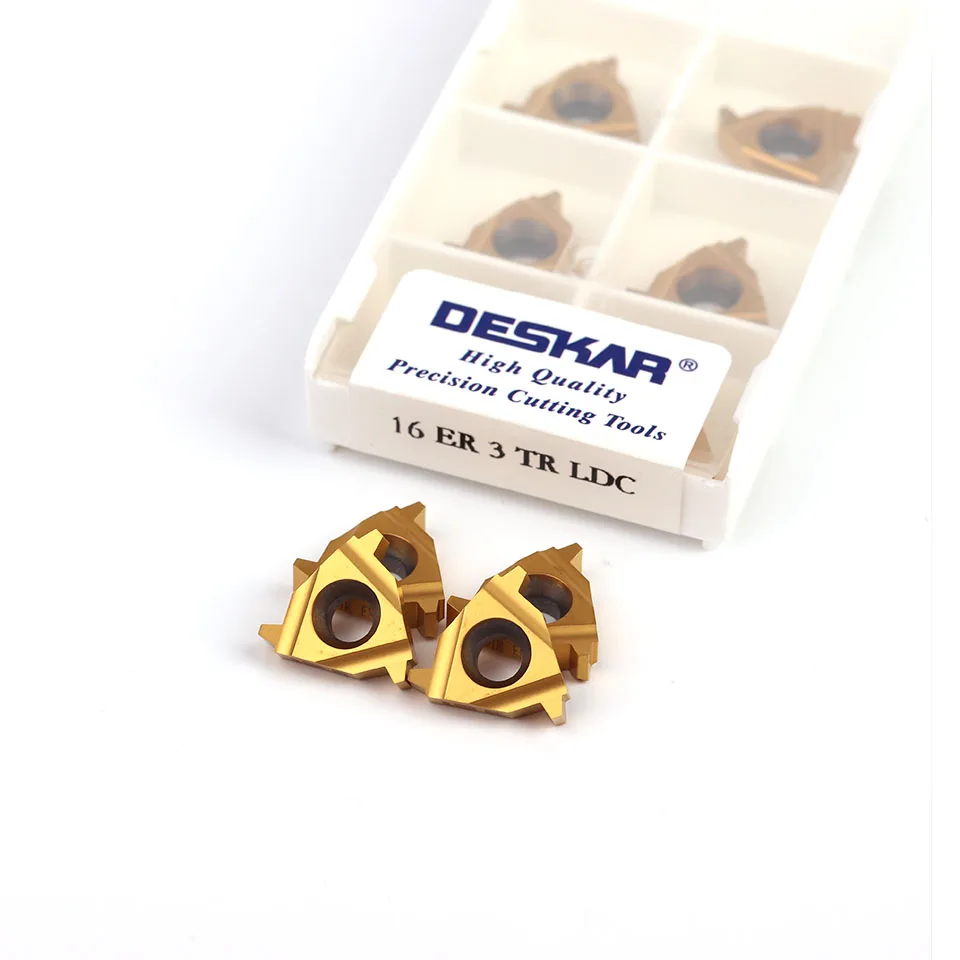 

DESKAR 16ER 16IR 1.5TR 2TR 2.5TR 3TR LDC thread turning insert tool parts carbide insert CNC lathe tool cutting