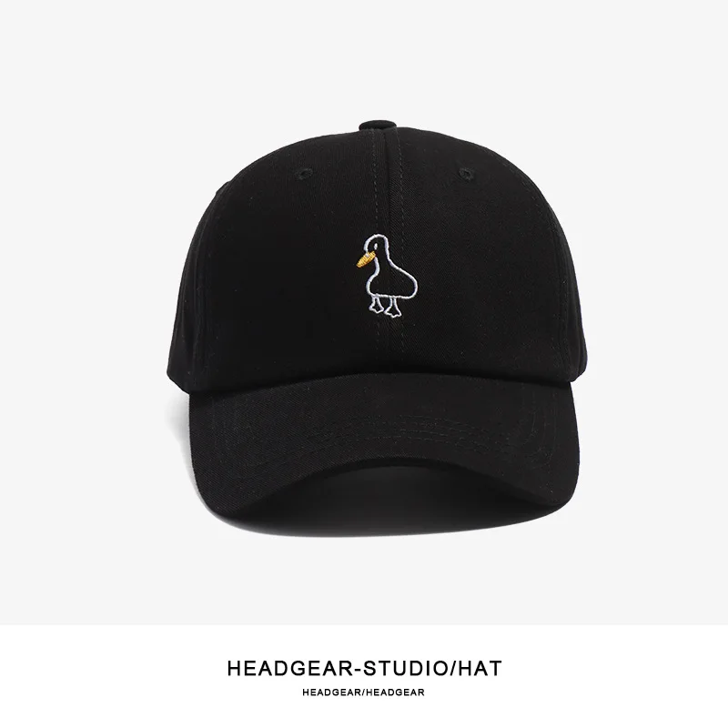 

Korea Women Cartoon Duck Baseball Cap Harajuku Summer Adjustable Men Peaked Cap Outdoor Casual Hip-hop Hat Fashion Sun Hat