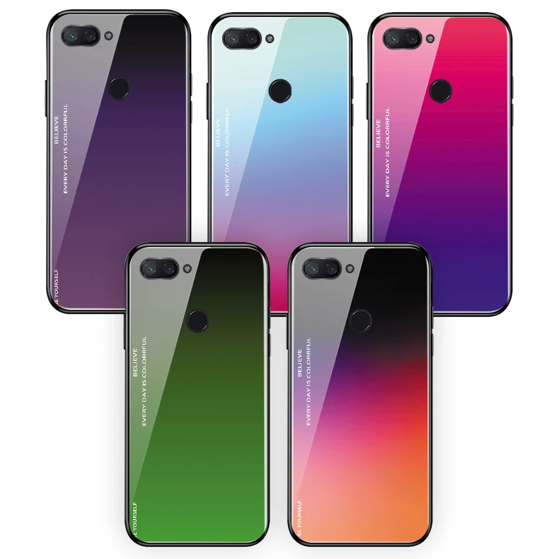 2019 новые Цвет карты для xiaomi5 5S 8 SE Mix2 2s 3 s Redmi 5 Plus 7 Note градиент вдохновляющие