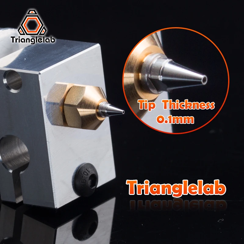 Аэрограф Trianglelab для 3D принтеров Hotend V6 Blv Tatan aero marshx экструдер hemera Heatblock DDE DDB |