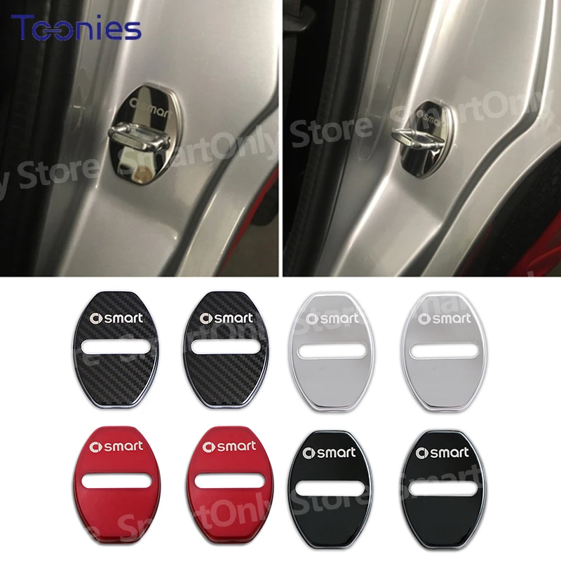 Для Mercedes Smart 453 451 450 Fortwo Forfour Автомобильный Дверной замок из нержавеющей стали