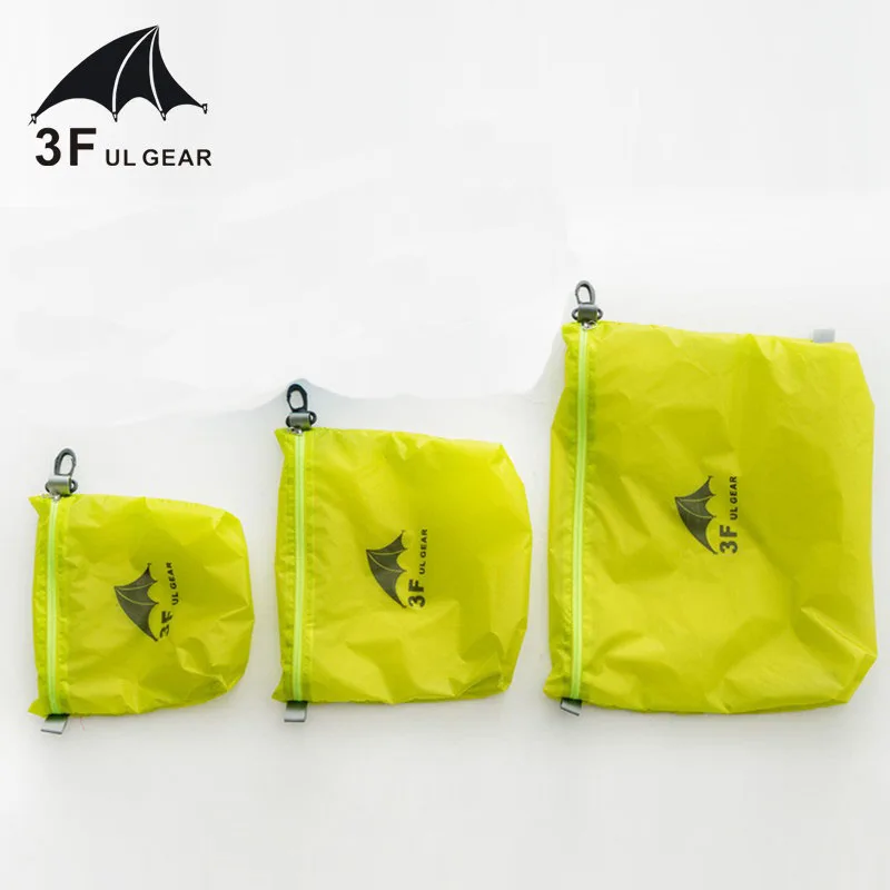 3F UL GEAR 15D силиконовая 30D Cordura Водонепроницаемая сумка для хранения мусора одежды