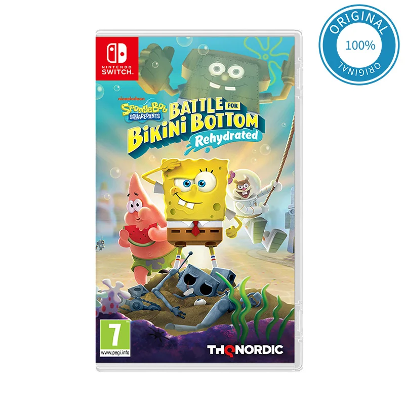 

Nintendo Switch Game Deals - SpongeBob SquarePants: Battle for Bikini Bottom - Rehydrated - Games Physical Cartridge