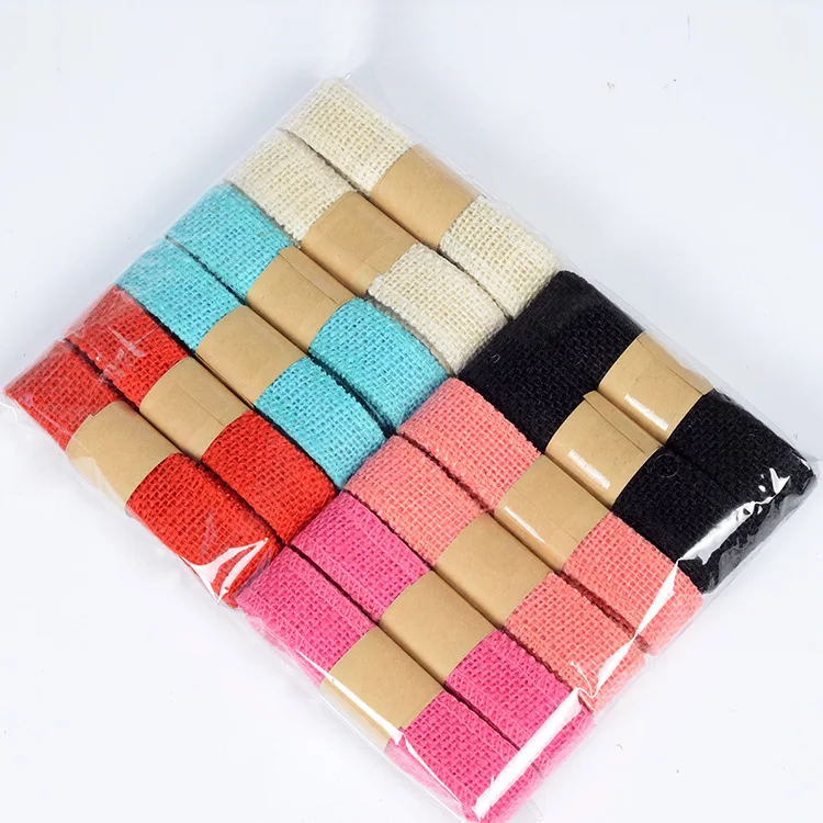 2 5 см цветное льняное плетение праздничное украшение на свадьбу Подарочная