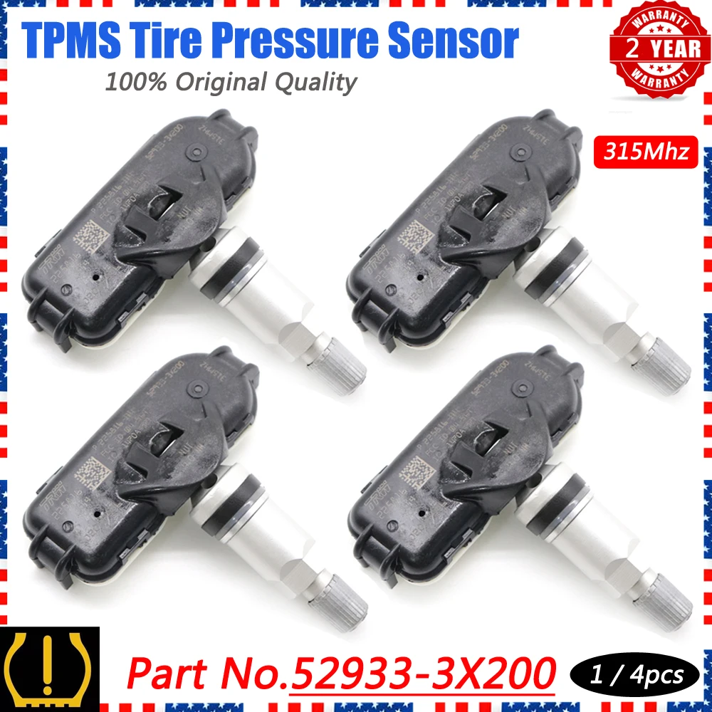Система контроля давления в шинах XUAN TPMS 52933 3X200 для Hyundai Elantra Coupe Tucson Kia Rio 529333X200 315