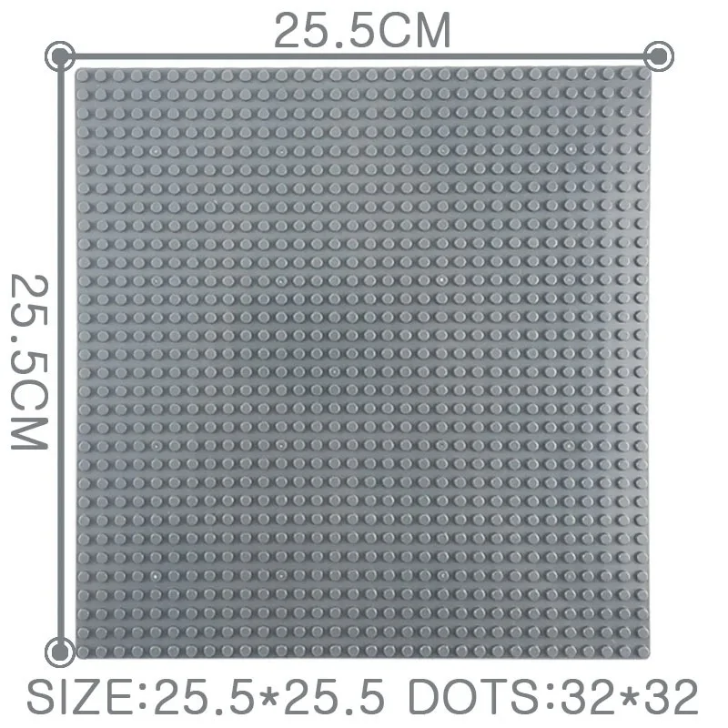 

City 32*32 Small Grey Base Plate kids Toy ABS Plastic Bottom Plates Toys & Hobbies Children Present CompatibleBricks For Citys