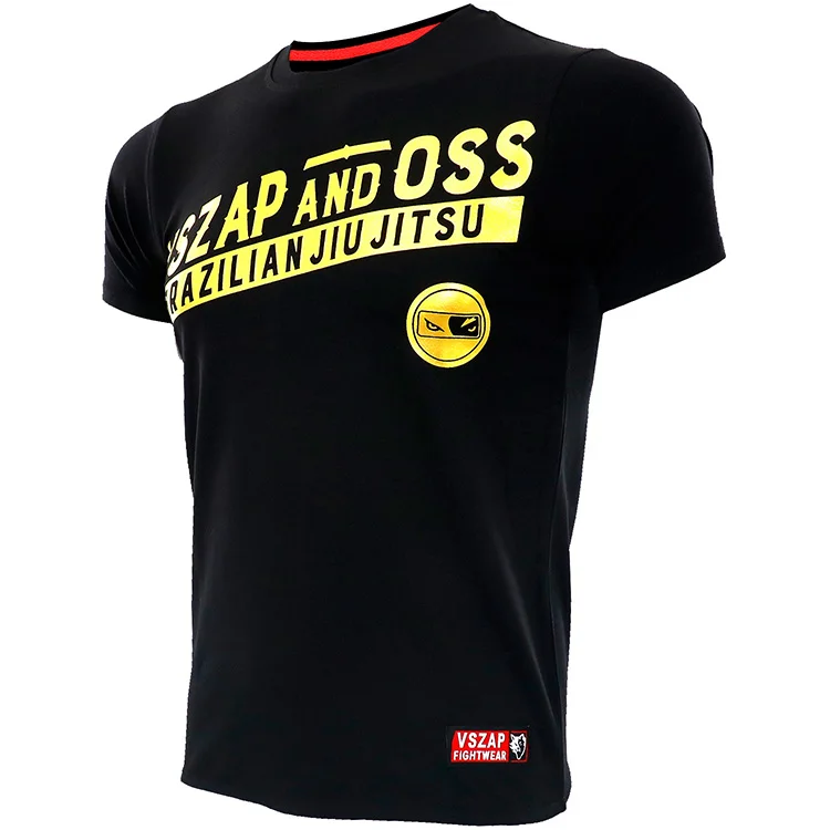 Бразильская футболка для джиу джитсу с коротким рукавом бокса BJJ Спортивная MMA