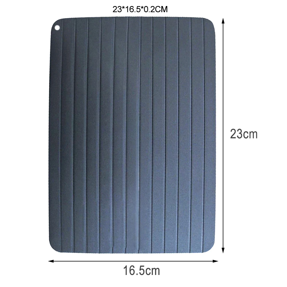 23x16.5x0.2CM Быстрая разморозка лоток оттепель замороженные продукты Мясо Фрукты быстрая пластина для разморозки доска разморозка кухня гаджет инструмент - Цвет: 23x16.5x0.2CM