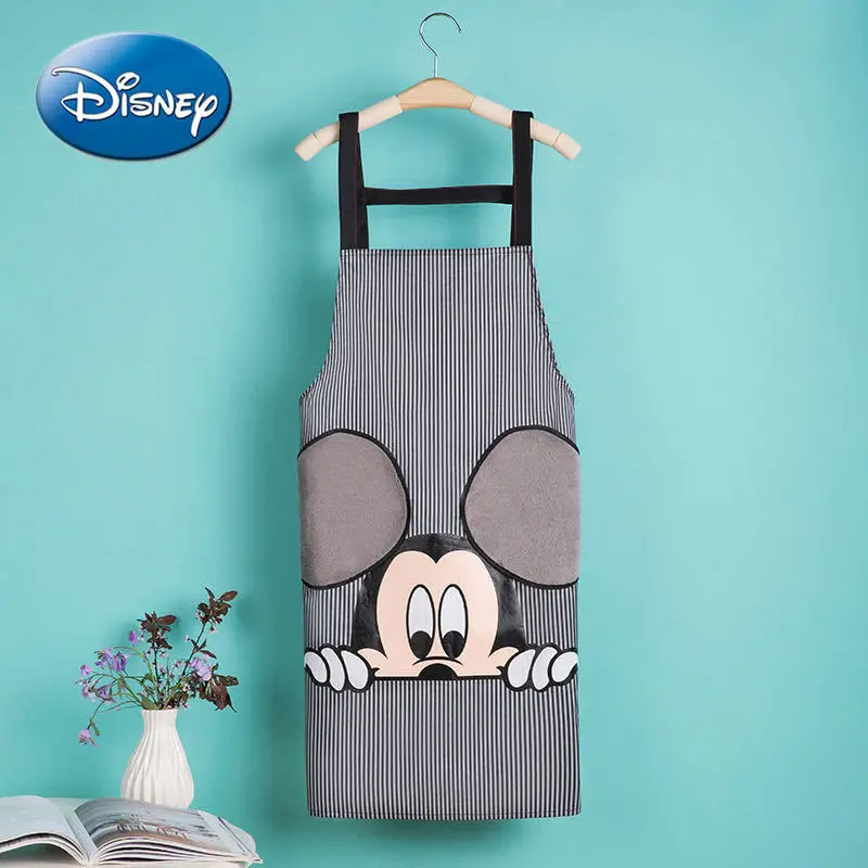 

Disney Cute New Mickey Fashion Cute Waterproof and Oilproof Apron Fashion Kitchen Workwear