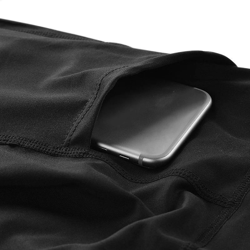 

Stretchy Black Yoga Leggings Sport Women Fitness Gym Pants Navyblue High Waist Yoga Pants with Pocket Winered Woman Pants