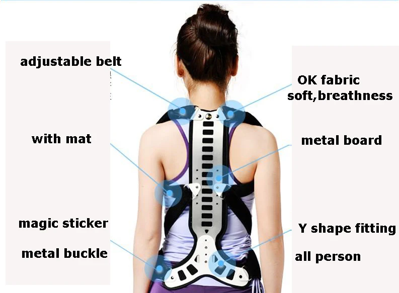 Поддержка спины спинномозговая Ортез фиксация грудной отдел позвоночника