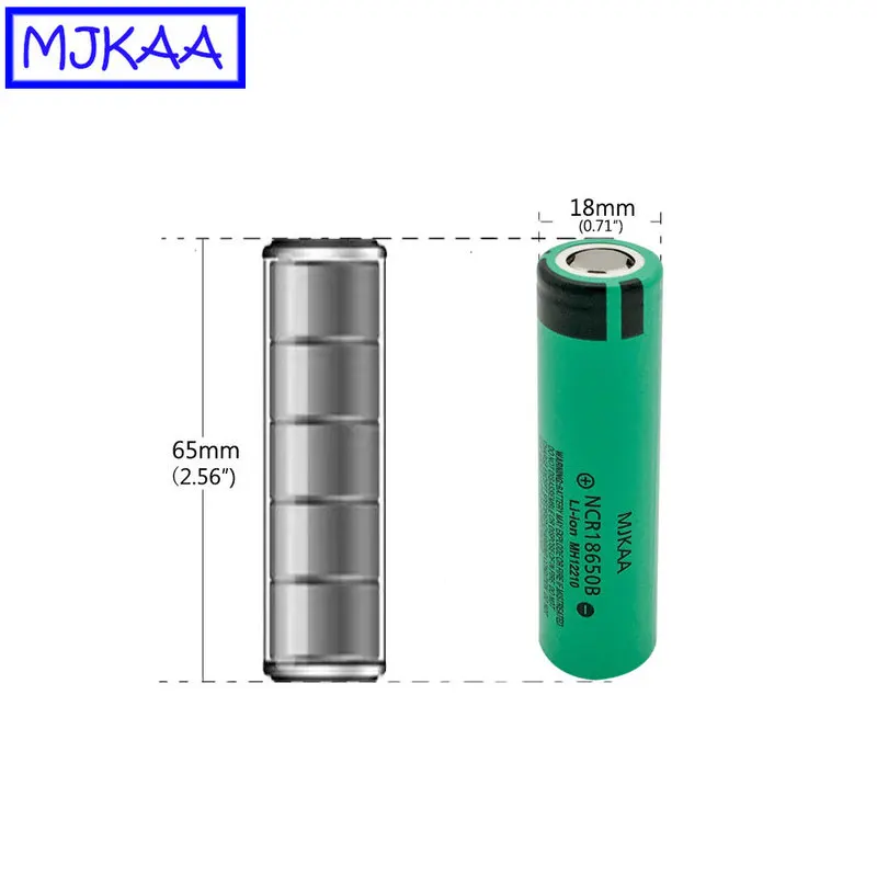 12 шт. 100% новый Оригинальный NCR18650B 3 7 V 18650 3400mAh литий ионная аккумуляторная батарея