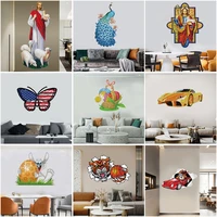 5d diy diamond painting wall sticker craft home decoration resin stone mosaic christmas decoration home gift