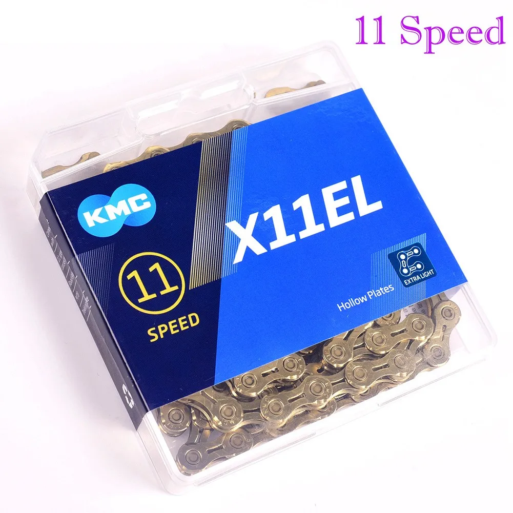 

X11EL Chains 118 Alloy Steel Bicycle Bike For KMC X11SL Gold Link Pack