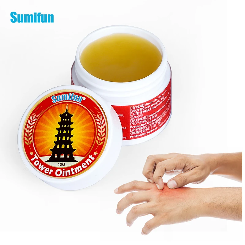 

Sumifun 1 шт. Вьетнам башня охлаждающая мазь простуда, головная боль в животе головокружение тепловой удар укусы насекомых травяное масло