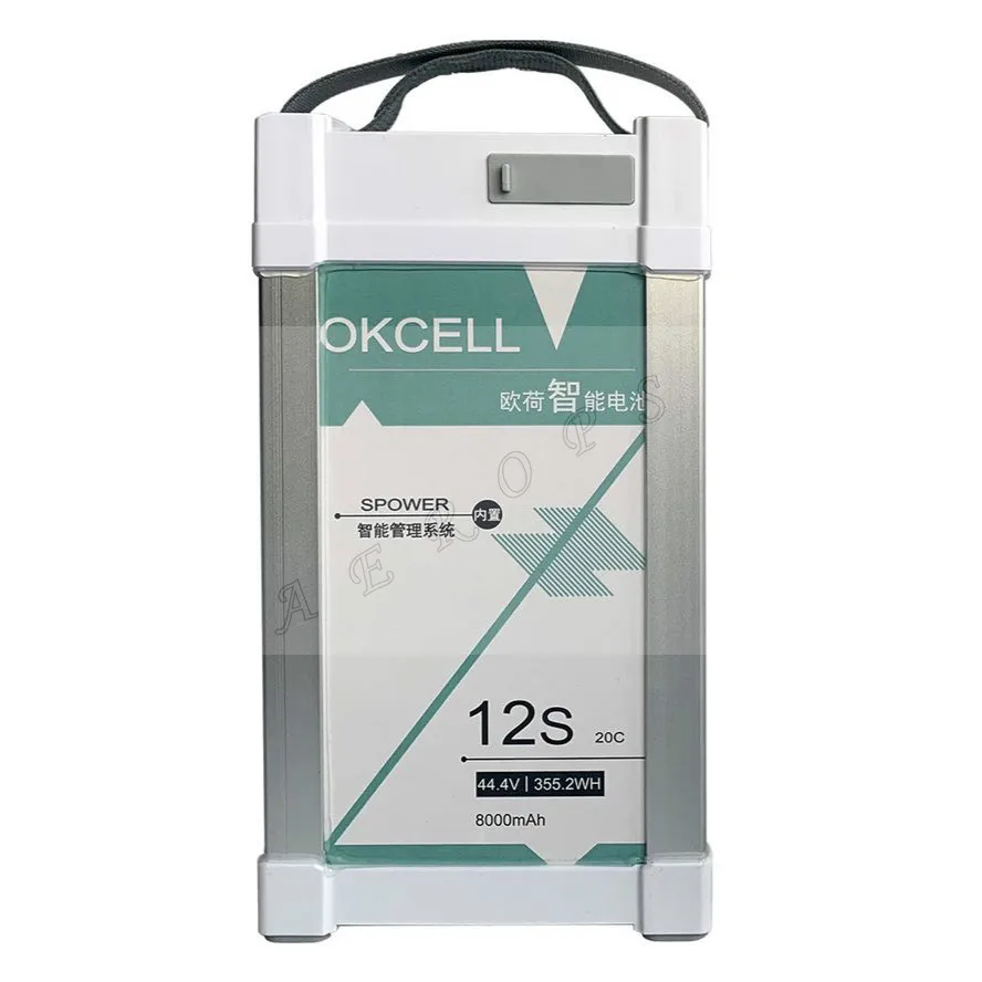 

1 шт. OKCELL 8000 мАч 44,4 в 12S LiPO батарея Burst 20C для EFT G06 сельского хозяйства распылитель