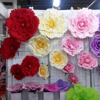 40506080cm large artificial flowers peony wedding background decorative flower branches silk flowers wall for home decoration