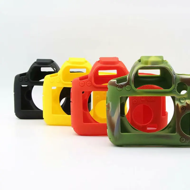 Soft Silicone Rubber Camera Protective Body Cover Case Skin For Canon 6D 6D2 5D3 5D4 80D 800D 1300D 1500D 750D Bag | Электроника
