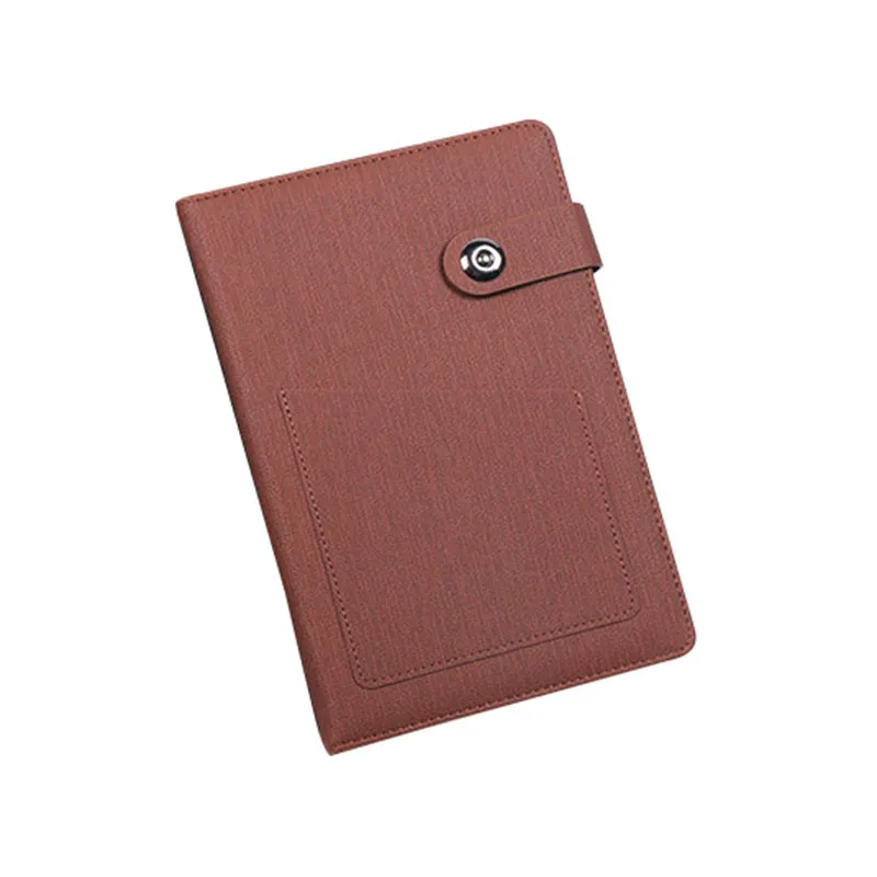 Brown 1 шт, 21*14*2 см, карманный блокнот для мобильного телефона, Повторное посещение, Классический ретро Модный корейский блокнот, блокнот, цветная книга для страниц - Цвет: Brown