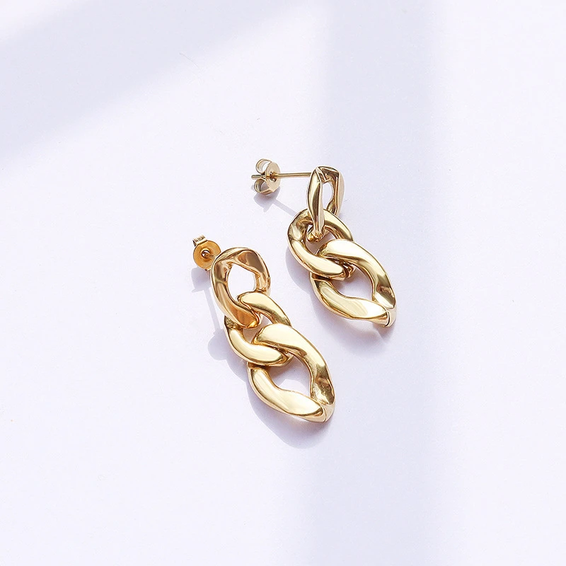 Женские осенне зимние серьги цепочки из нержавеющей стали|Серьги-подвески| |