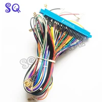 jamma harness with 5 6 action button wires jamma 28 pin with 5 6 buttons wires for arcade game machine cabinet accessories