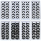10 пар накладных ресниц натуральные норковые Накладные ресницы макияж толстые и мягкие ресницы женский макияж для ресниц, бесплатная доставка