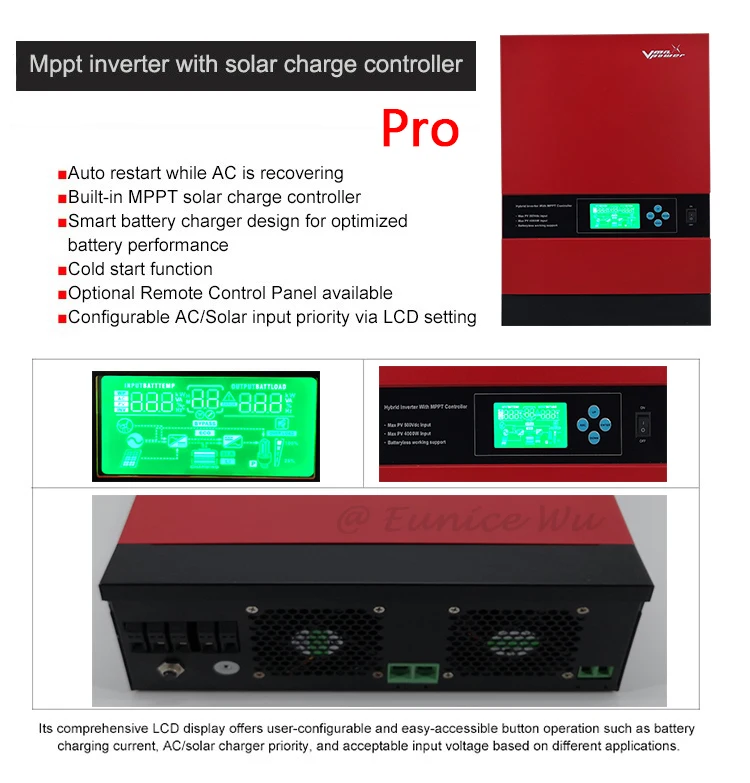 Фото Vmaxpower HF 3 и 5KWsolar инвертор мощности Mppt ветряной солнечный гибридный контроллер Vmaxpower HF 3 и 5KWsolar инвертор мощности Mppt ветряной солнечный гибридный контроллер
