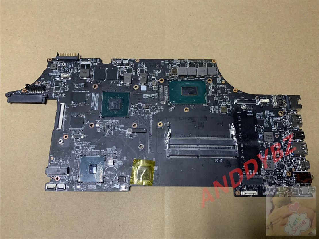 

Б/у MS-16P81 VER 1,0 для MSI GE73 GE73VR GE63 GE63VR GP63 GP73 материнская плата с I5-8300H ЦП и GTX1050M ПРОВЕРЕНО ОК