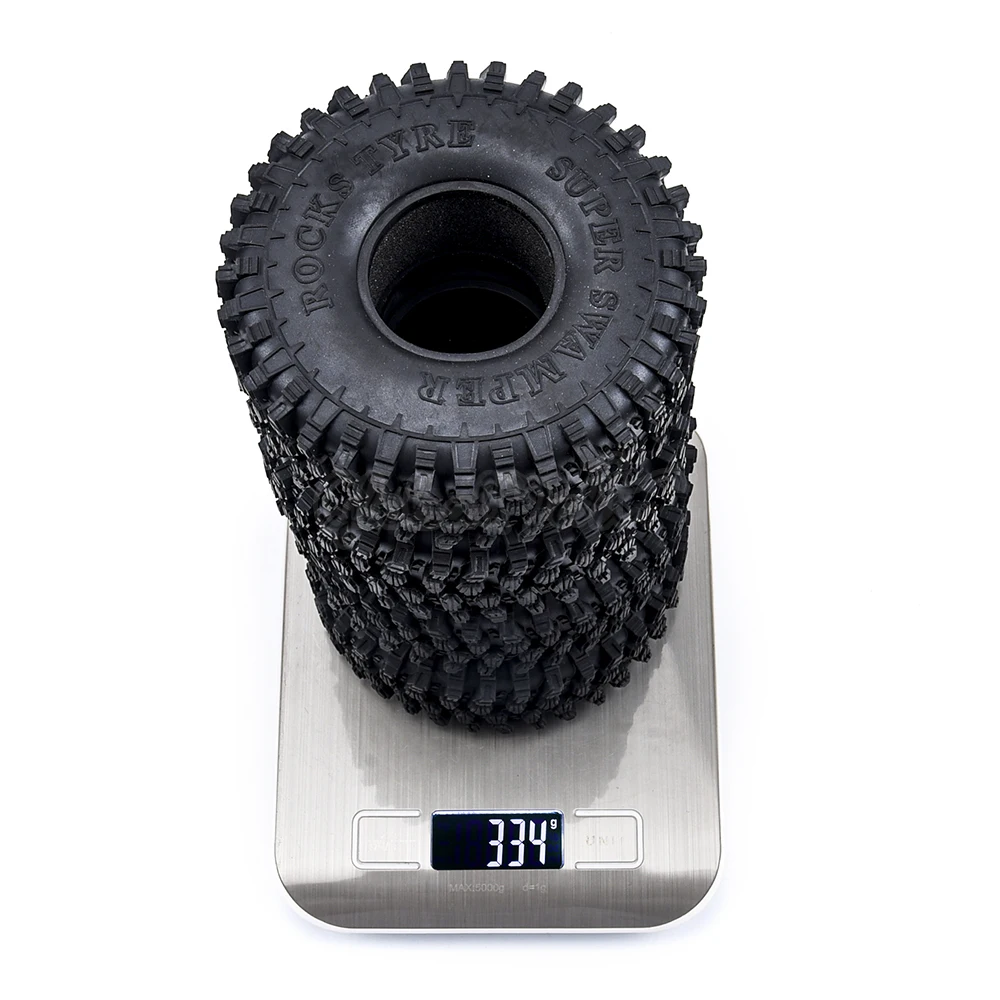 4 шт./лот 120 мм 1 9 дюйма резиновые шины/колесные шины для 1:10 RC Rock Crawler Axial SCX10 90047 D90 D110